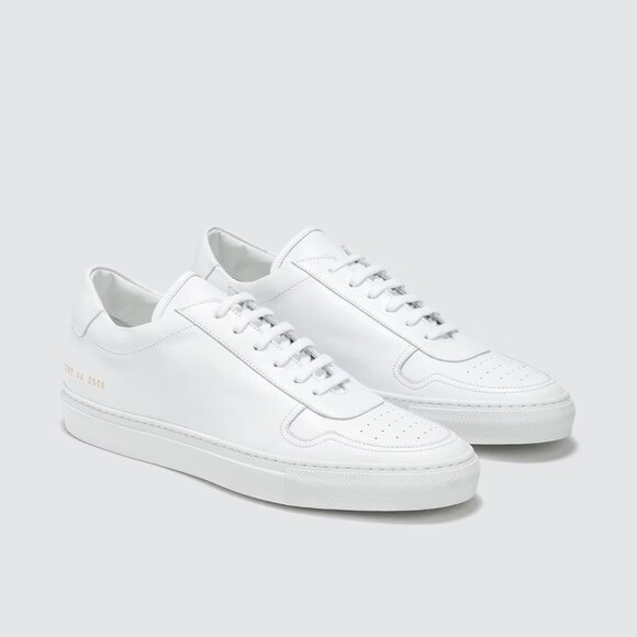 COMMON PROJECTS B-BALL Achilles White Sneakers Italy YSL Dior Gucci Balmain 41 - Picture 1 of 8